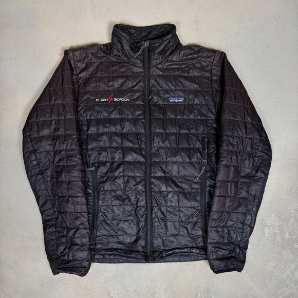 Patagonia Other - Patagonia Nano Puff Jacket Mens Small Black Flash Gordon Primaloft 84212 FA18